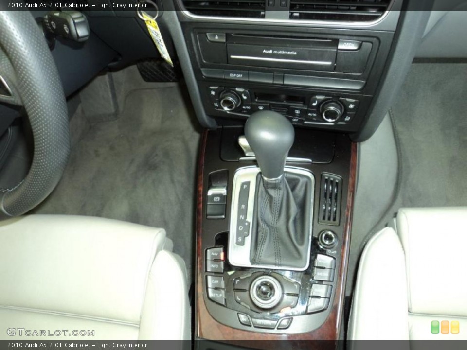 Light Gray Interior Controls for the 2010 Audi A5 2.0T Cabriolet #47808221