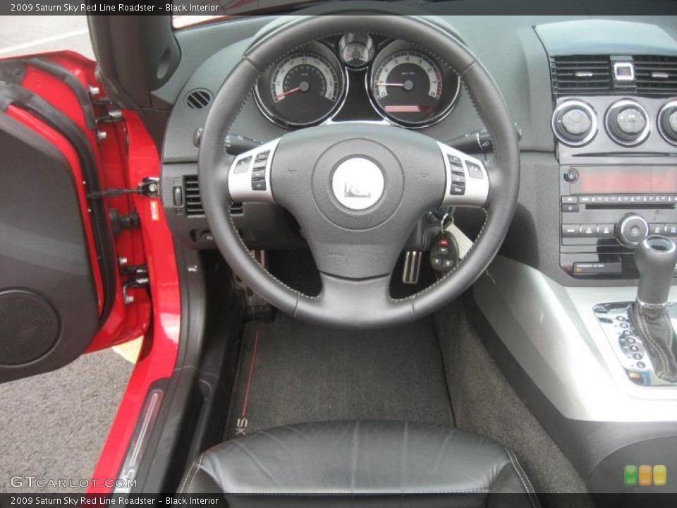 Black Interior Photo for the 2009 Saturn Sky Red Line Roadster #47809691