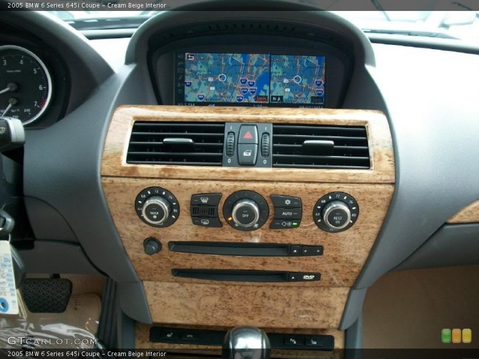 Cream Beige Interior Controls for the 2005 BMW 6 Series 645i Coupe #47809715