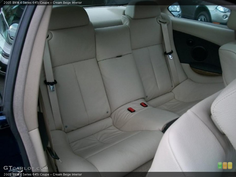 Cream Beige Interior Photo for the 2005 BMW 6 Series 645i Coupe #47809799