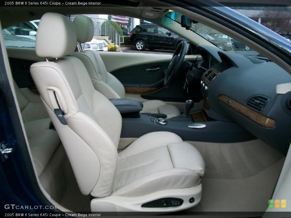 Cream Beige Interior Photo for the 2005 BMW 6 Series 645i Coupe #47809844
