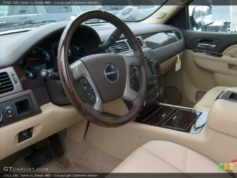 Cocoa/Light Cashmere Interior Photo for the 2011 GMC Yukon XL Denali AWD #47811098