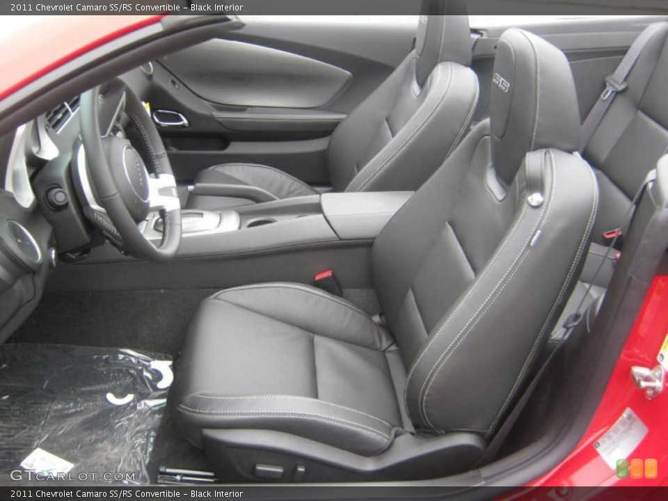 Black Interior Photo for the 2011 Chevrolet Camaro SS/RS Convertible #47811692