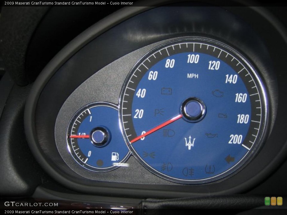 Cuoio Interior Gauges for the 2009 Maserati GranTurismo  #47813036