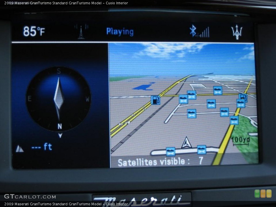 Cuoio Interior Navigation for the 2009 Maserati GranTurismo  #47813105