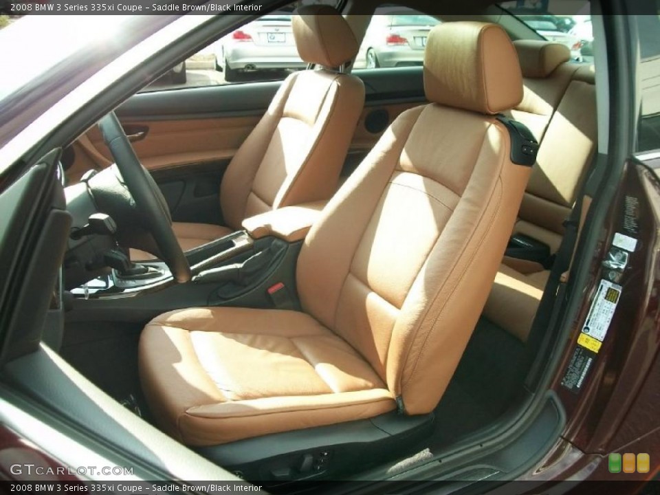 Saddle Brown/Black Interior Photo for the 2008 BMW 3 Series 335xi Coupe #47813708