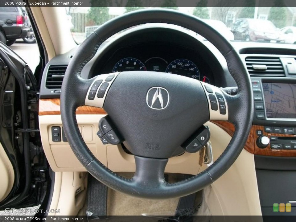 Parchment Interior Steering Wheel for the 2008 Acura TSX Sedan #47815853