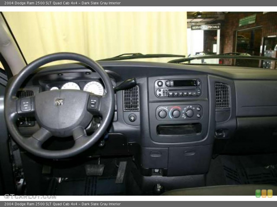 Dark Slate Gray Interior Dashboard for the 2004 Dodge Ram 2500 SLT Quad Cab 4x4 #47815970
