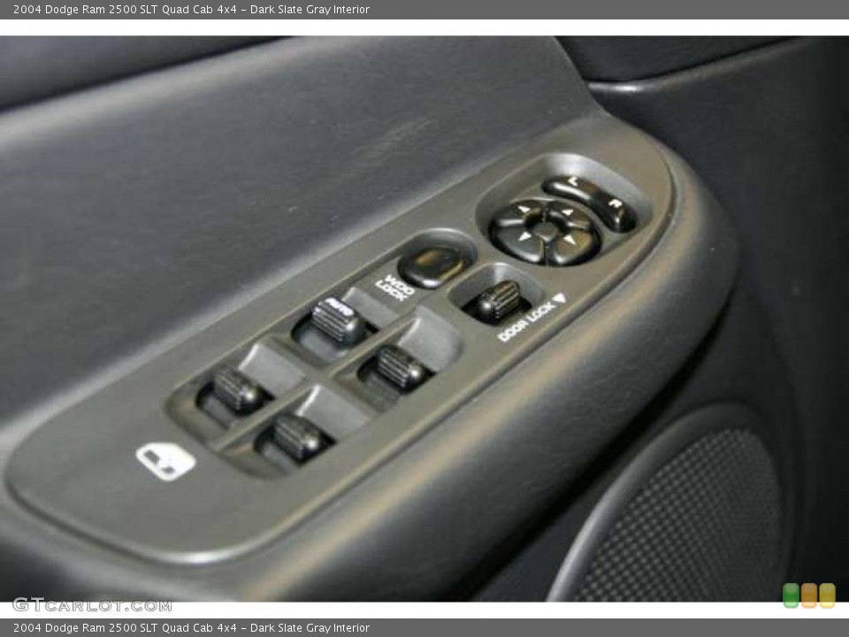 Dark Slate Gray Interior Controls for the 2004 Dodge Ram 2500 SLT Quad Cab 4x4 #47815985