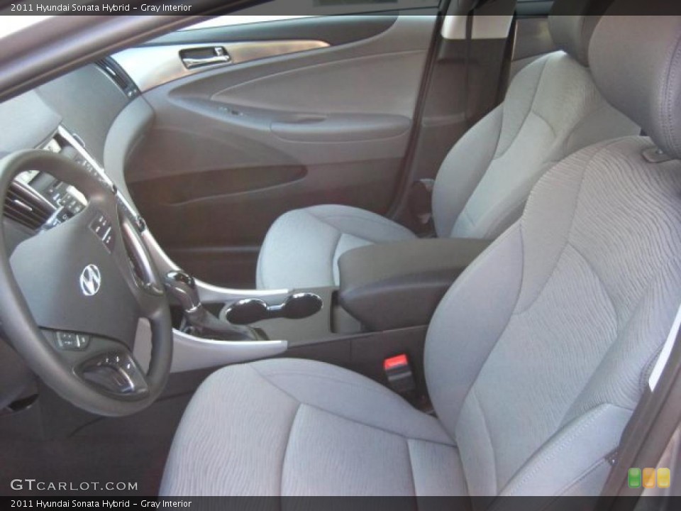 Gray Interior Photo for the 2011 Hyundai Sonata Hybrid #47818058