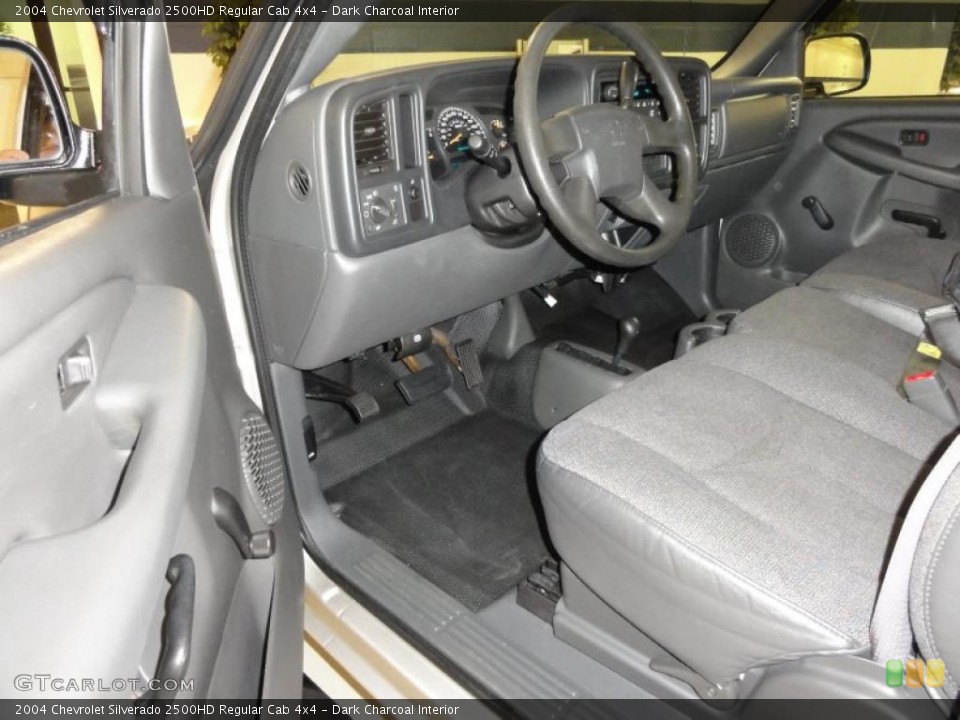 Dark Charcoal Interior Prime Interior for the 2004 Chevrolet Silverado 2500HD Regular Cab 4x4 #47818211