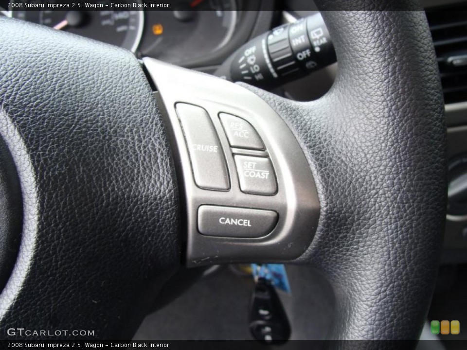 Carbon Black Interior Controls for the 2008 Subaru Impreza 2.5i Wagon #47819963