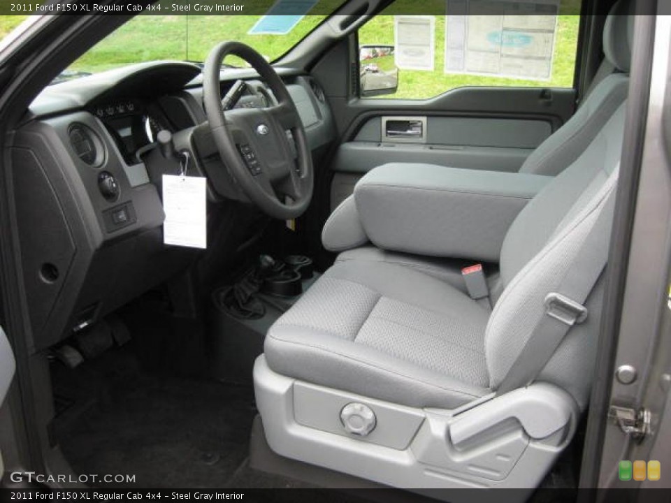 Steel Gray Interior Photo for the 2011 Ford F150 XL Regular Cab 4x4 #47821091