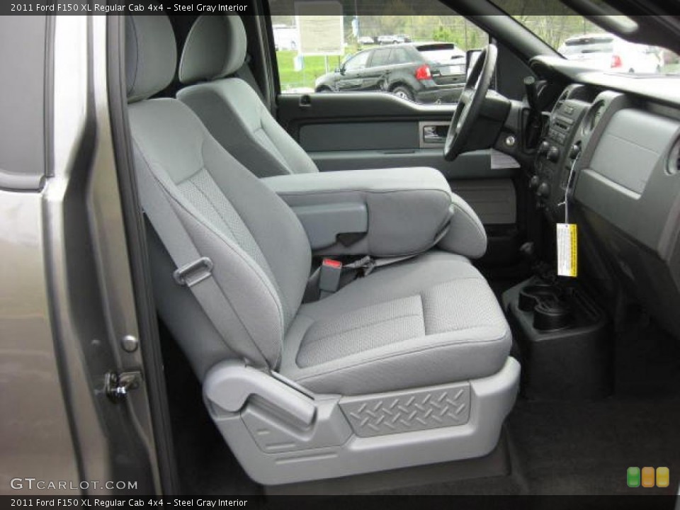 Steel Gray Interior Photo for the 2011 Ford F150 XL Regular Cab 4x4 #47821136