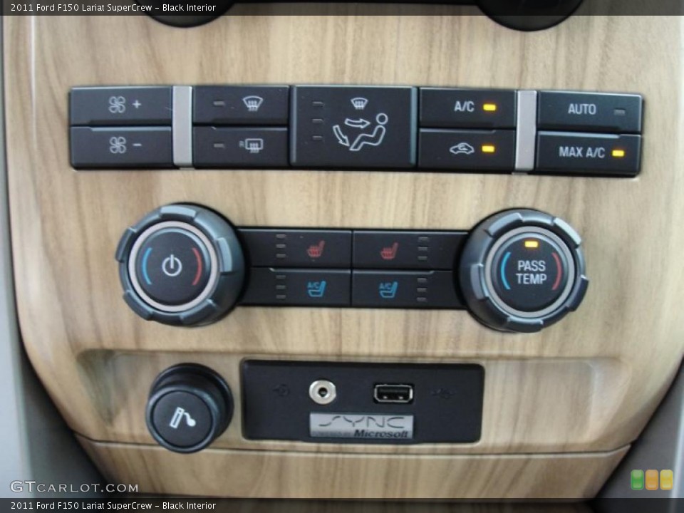 Black Interior Controls for the 2011 Ford F150 Lariat SuperCrew #47821430