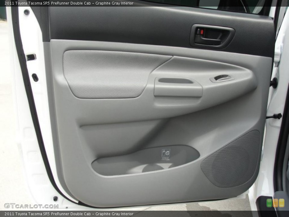 Graphite Gray Interior Door Panel for the 2011 Toyota Tacoma SR5 PreRunner Double Cab #47823095