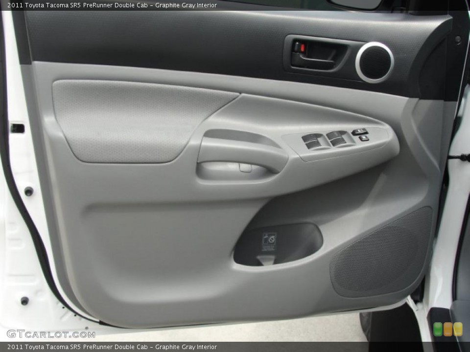 Graphite Gray Interior Door Panel for the 2011 Toyota Tacoma SR5 PreRunner Double Cab #47823140
