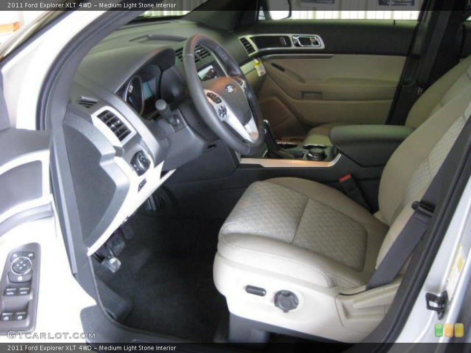 Medium Light Stone Interior Photo for the 2011 Ford Explorer XLT 4WD #47825042