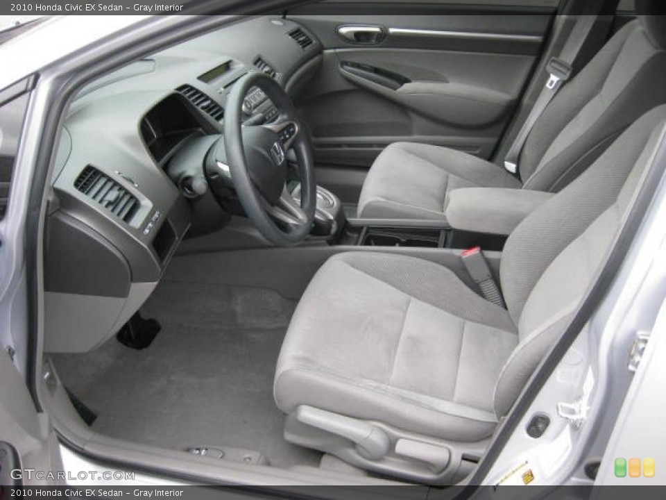 Gray Interior Photo for the 2010 Honda Civic EX Sedan #47826869