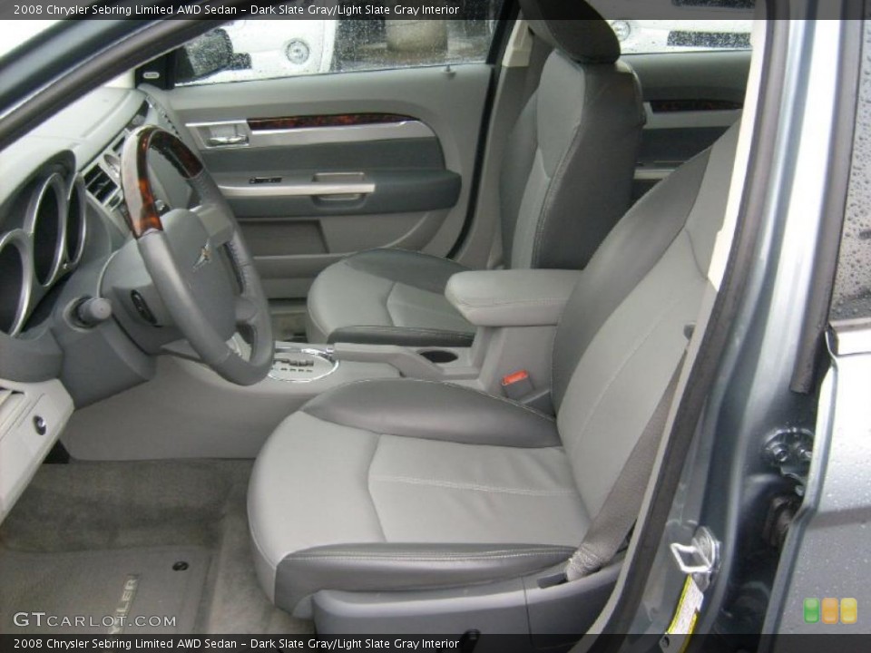 Dark Slate Gray/Light Slate Gray Interior Photo for the 2008 Chrysler Sebring Limited AWD Sedan #47827256