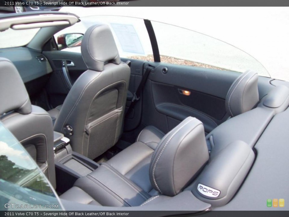 Soverign Hide Off Black Leather/Off Black Interior Photo for the 2011 Volvo C70 T5 #47827655