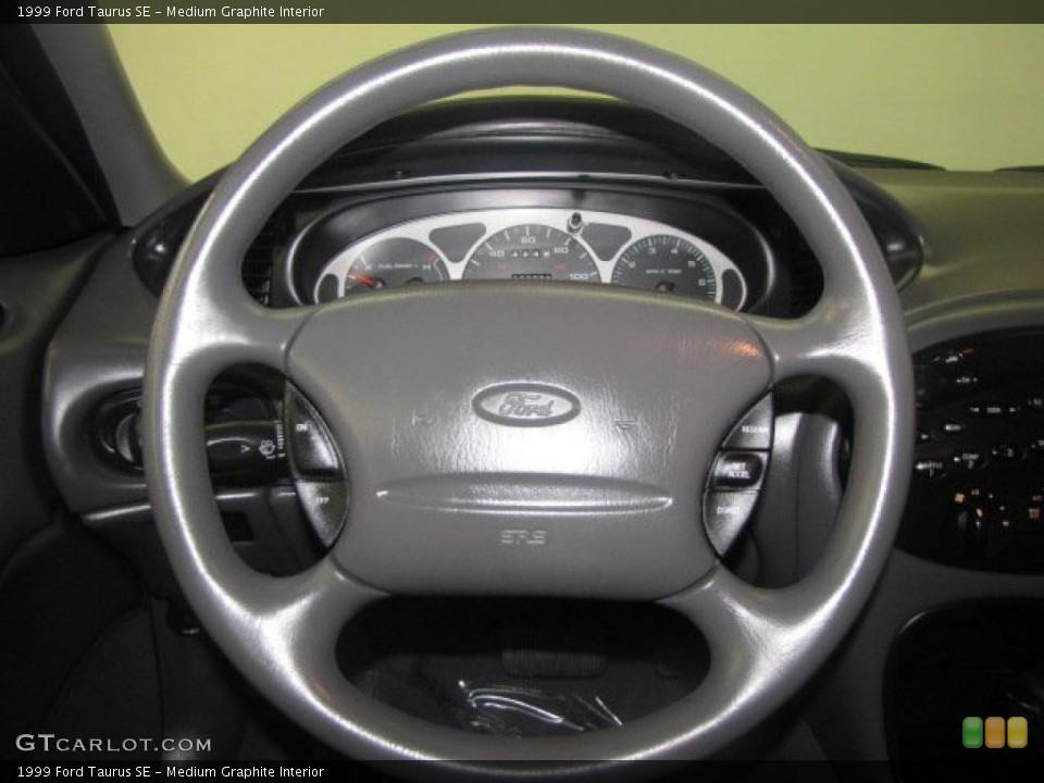 Medium Graphite Interior Steering Wheel for the 1999 Ford Taurus SE #47829519