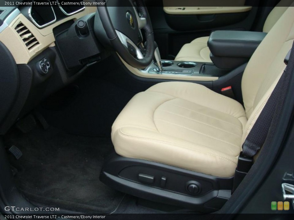 Cashmere/Ebony Interior Photo for the 2011 Chevrolet Traverse LTZ #47832797