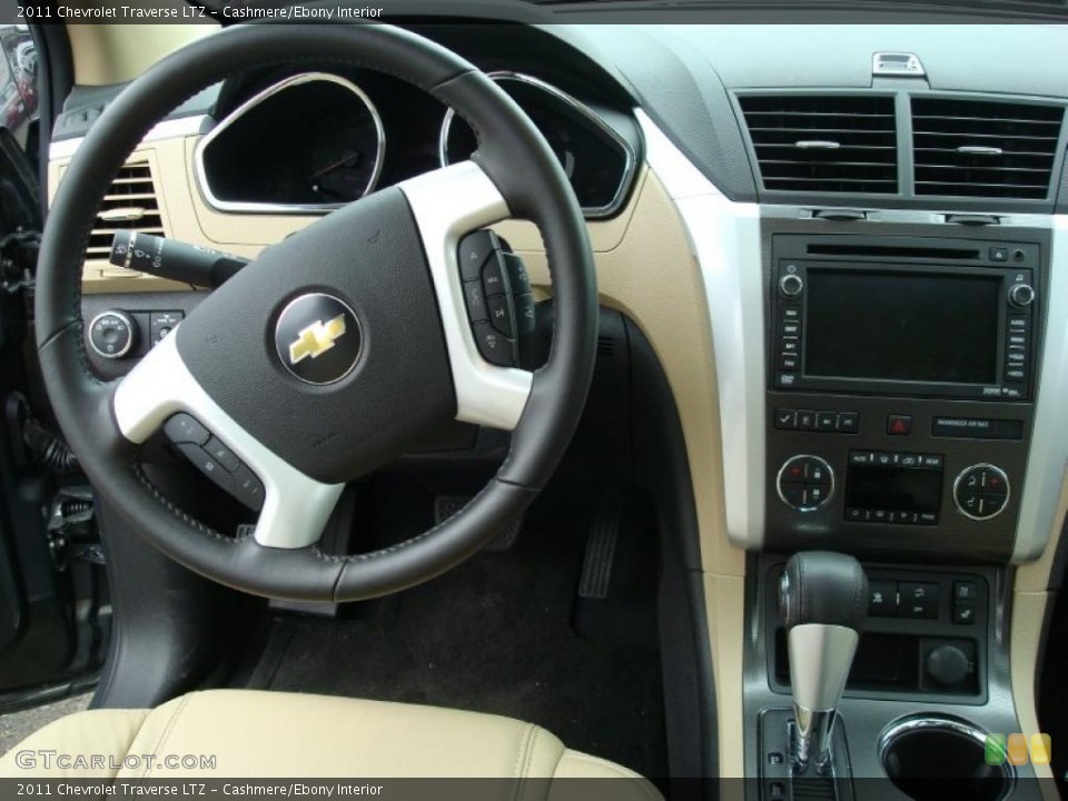 Cashmere/Ebony Interior Dashboard for the 2011 Chevrolet Traverse LTZ #47832824