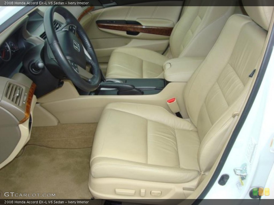Ivory Interior Photo for the 2008 Honda Accord EX-L V6 Sedan #47833634