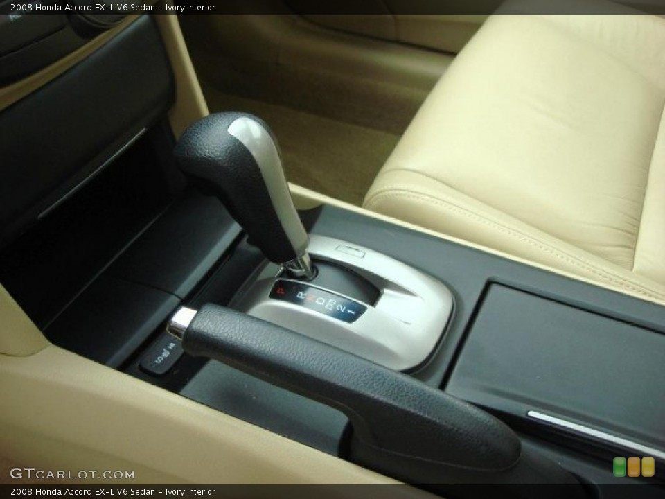Ivory Interior Transmission for the 2008 Honda Accord EX-L V6 Sedan #47833763