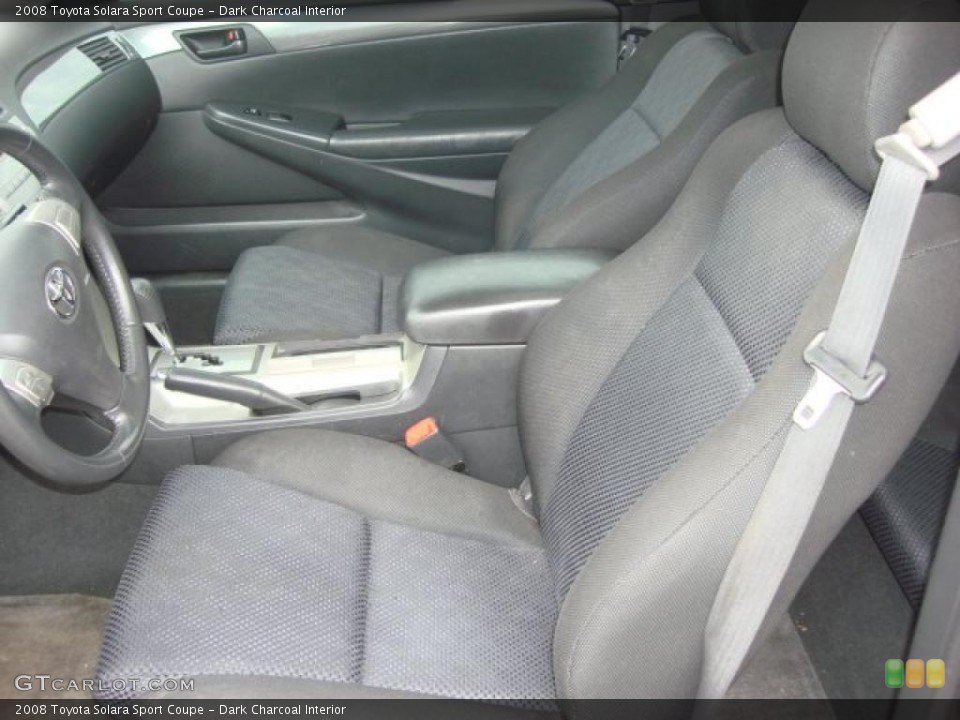 Dark Charcoal Interior Photo for the 2008 Toyota Solara Sport Coupe #47834305