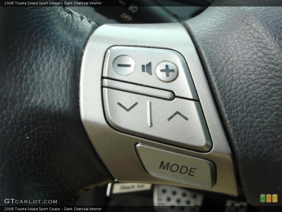 Dark Charcoal Interior Controls for the 2008 Toyota Solara Sport Coupe #47834393