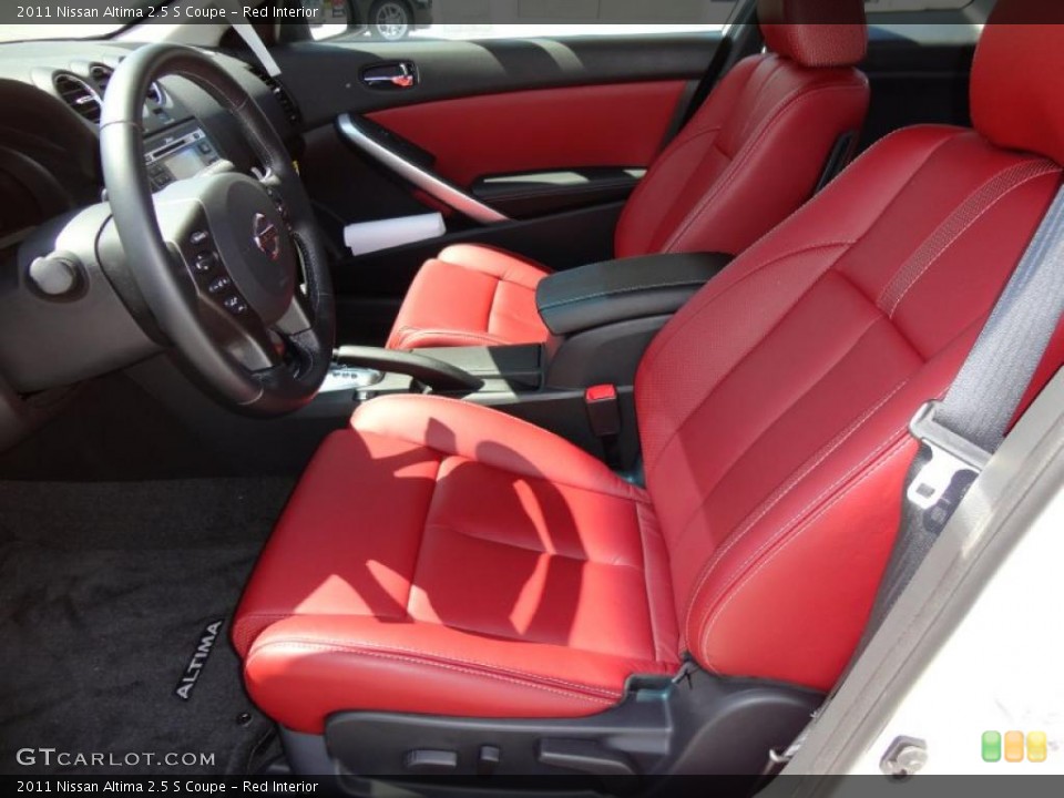 Red Interior Photo for the 2011 Nissan Altima 2.5 S Coupe #47834705