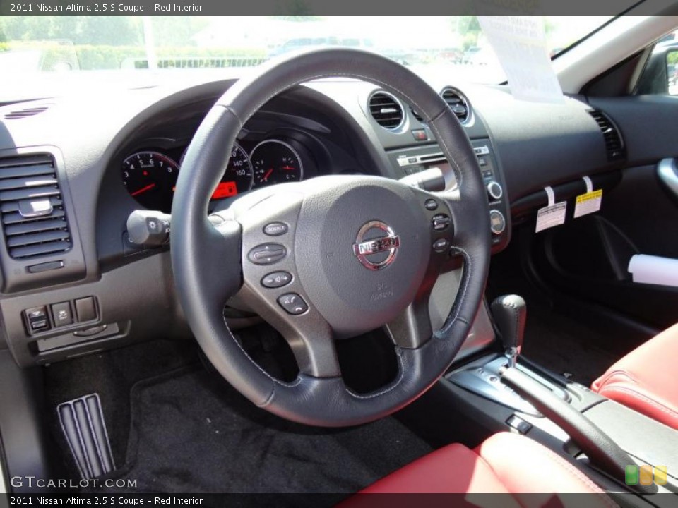 Red Interior Steering Wheel for the 2011 Nissan Altima 2.5 S Coupe #47834720