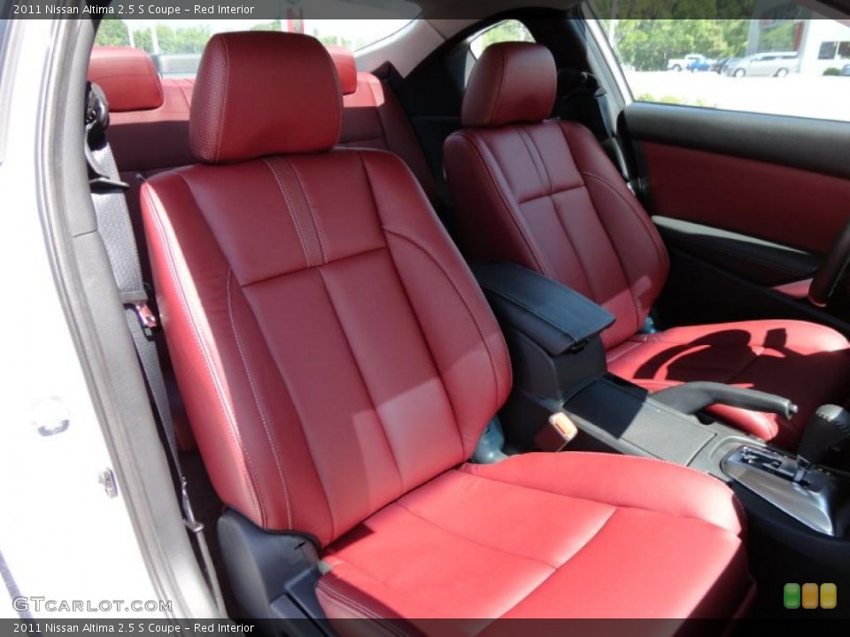 Red Interior Photo for the 2011 Nissan Altima 2.5 S Coupe #47834837