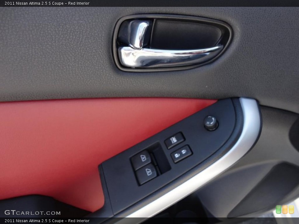 Red Interior Controls for the 2011 Nissan Altima 2.5 S Coupe #47834960