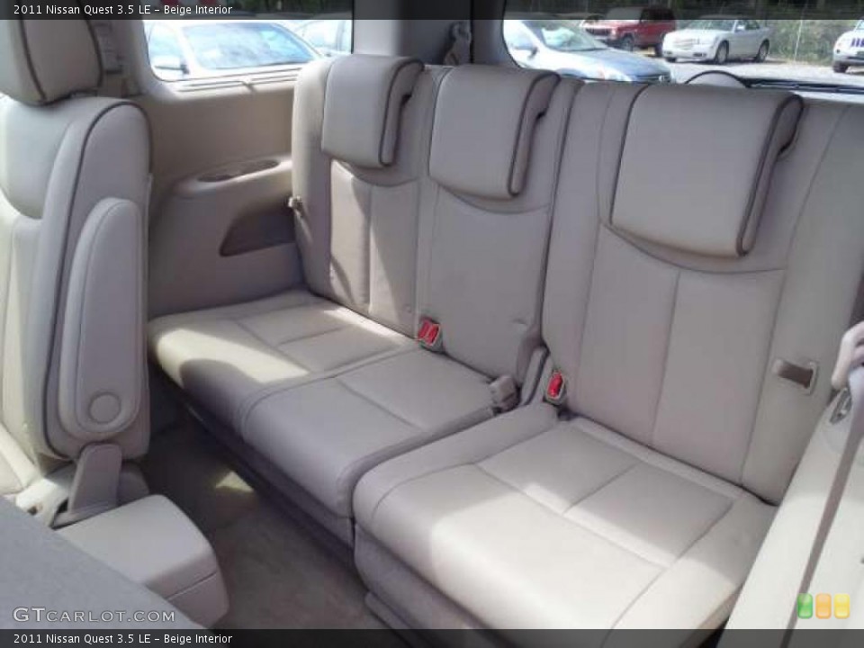 Beige Interior Photo for the 2011 Nissan Quest 3.5 LE #47837081