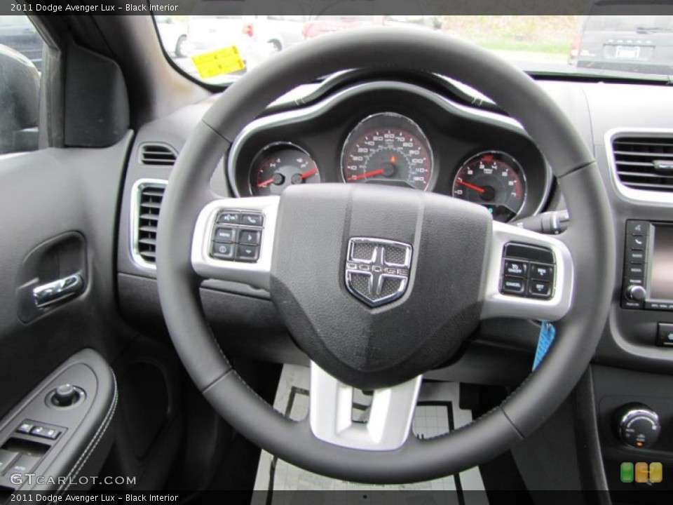 Black Interior Steering Wheel for the 2011 Dodge Avenger Lux #47838443