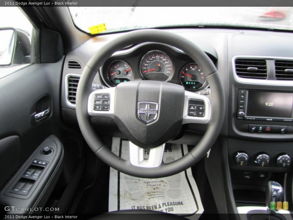 Black Interior Steering Wheel for the 2011 Dodge Avenger Lux #47838659