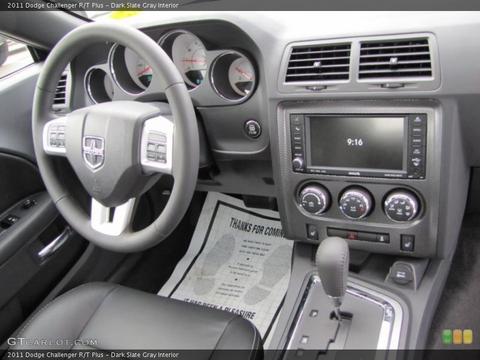 Dark Slate Gray Interior Dashboard for the 2011 Dodge Challenger R/T Plus #47838851