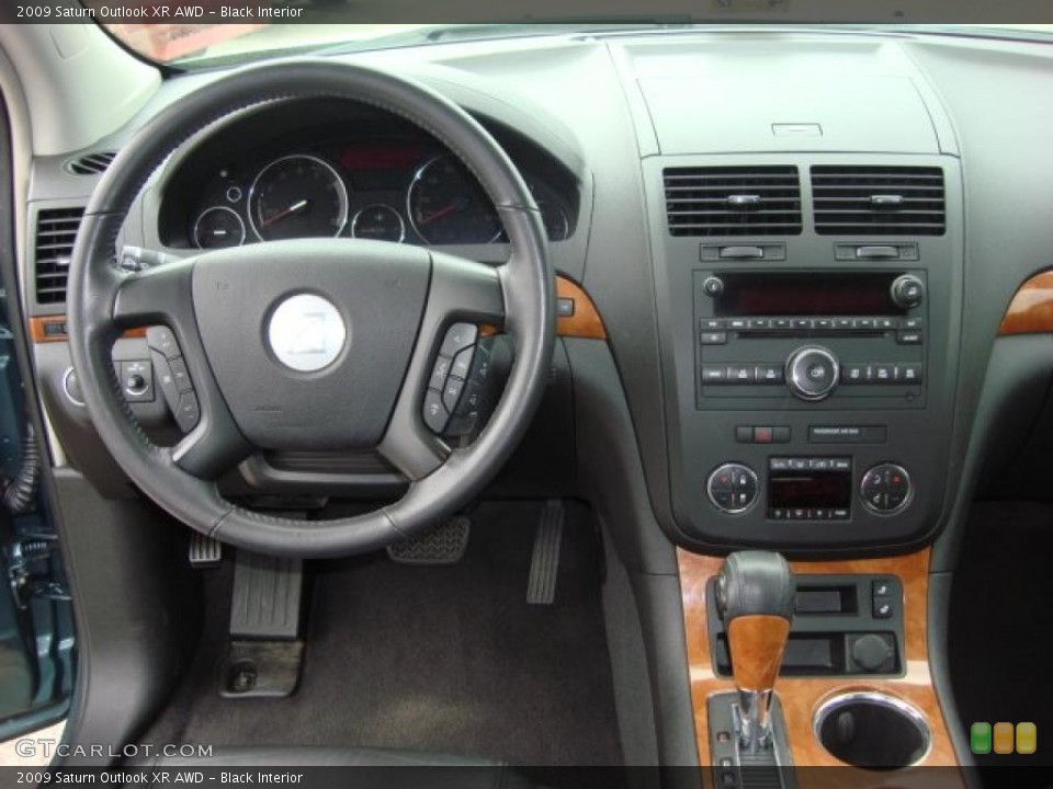 Black Interior Dashboard for the 2009 Saturn Outlook XR AWD #47839412