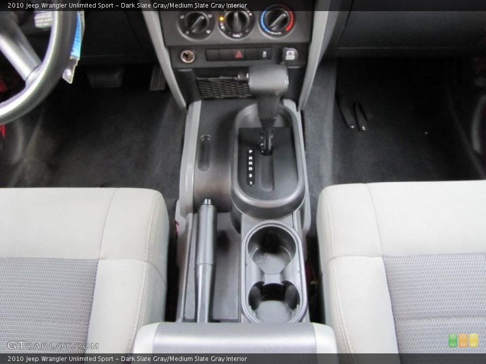 Dark Slate Gray/Medium Slate Gray Interior Transmission for the 2010 Jeep Wrangler Unlimited Sport #47842556