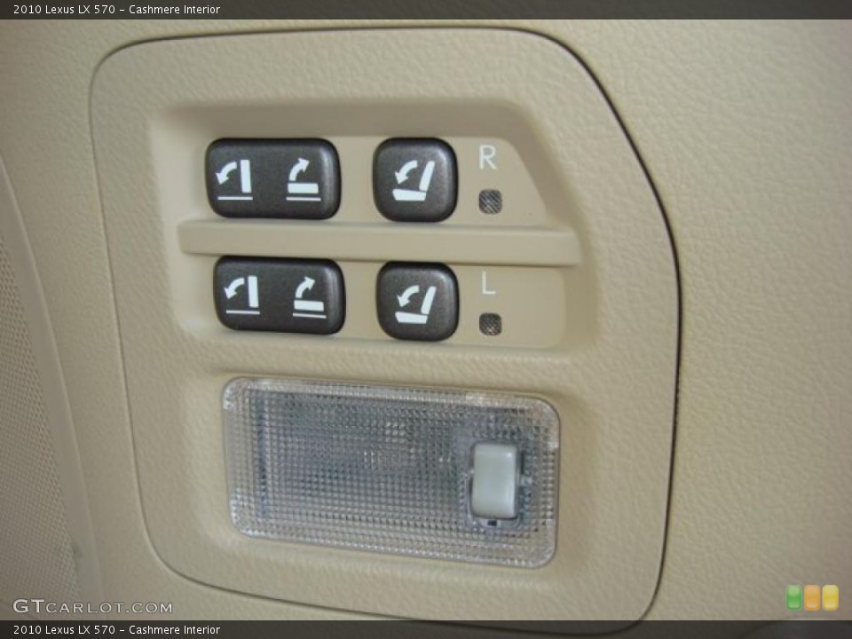 Cashmere Interior Controls for the 2010 Lexus LX 570 #47843786