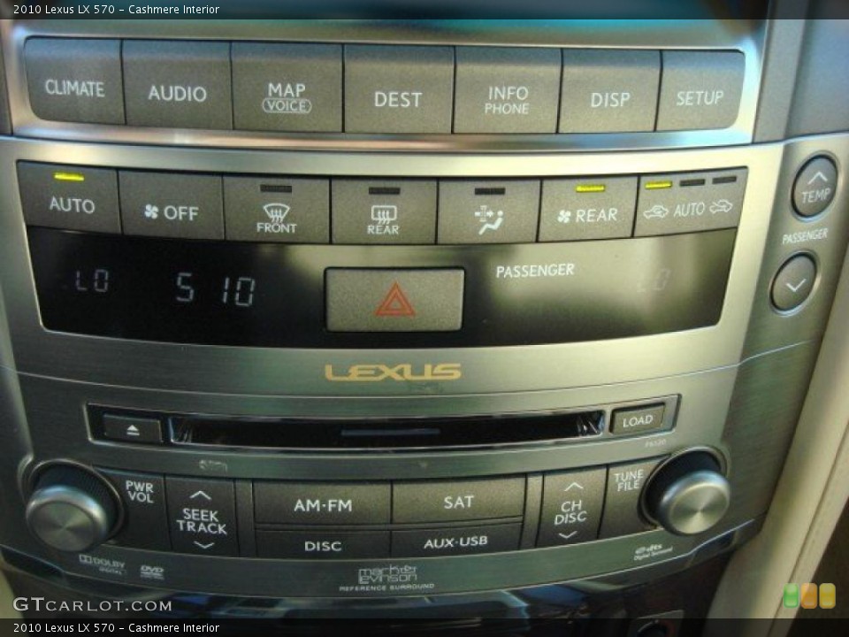 Cashmere Interior Controls for the 2010 Lexus LX 570 #47843867