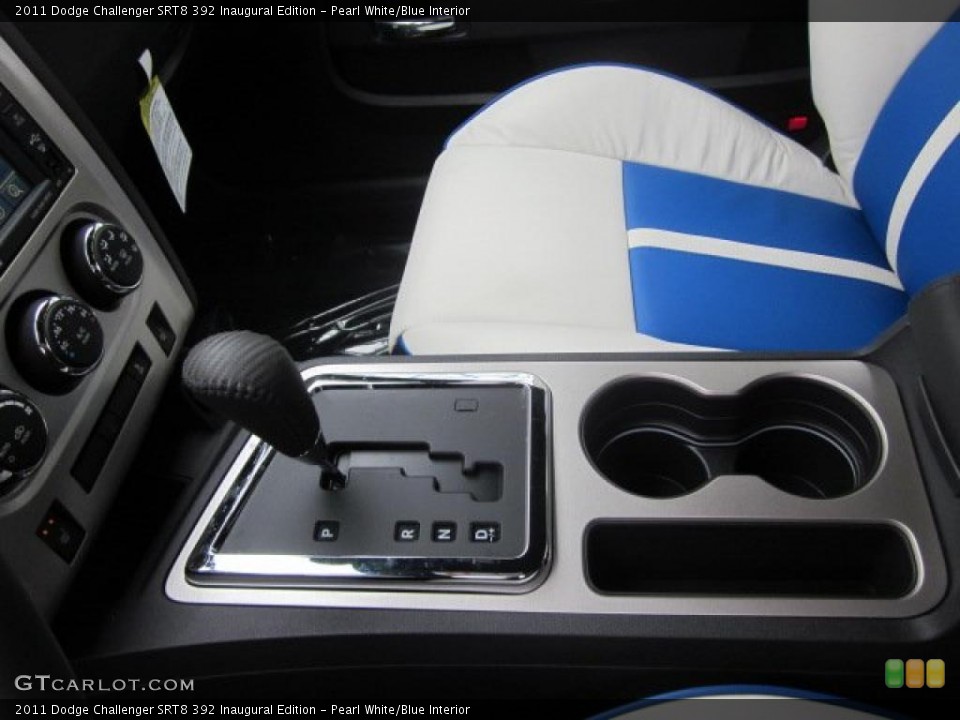 Pearl White/Blue Interior Transmission for the 2011 Dodge Challenger SRT8 392 Inaugural Edition #47843921