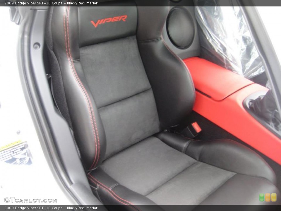 Black/Red Interior Photo for the 2009 Dodge Viper SRT-10 Coupe #47844224