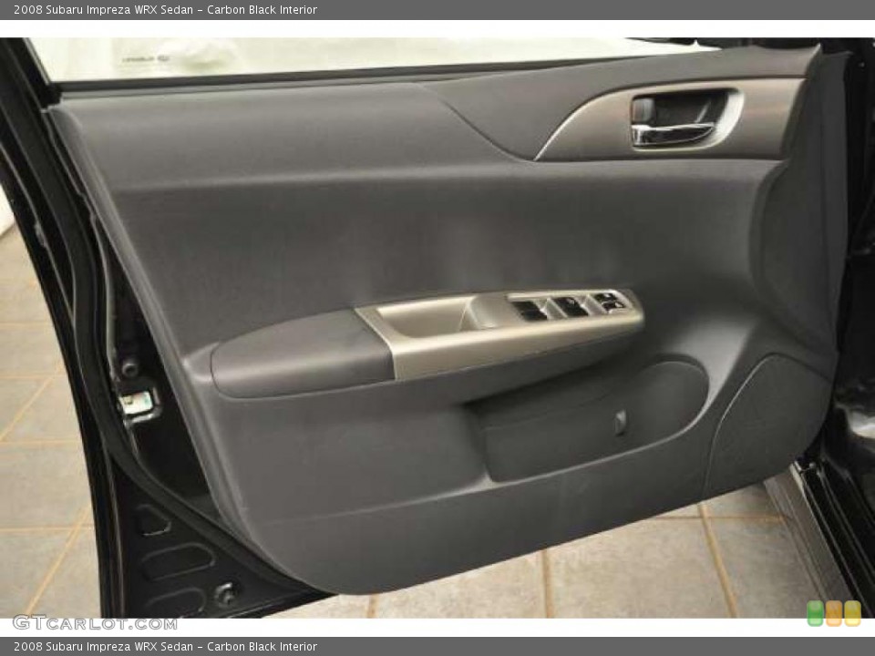 Carbon Black Interior Door Panel for the 2008 Subaru Impreza WRX Sedan #47845121