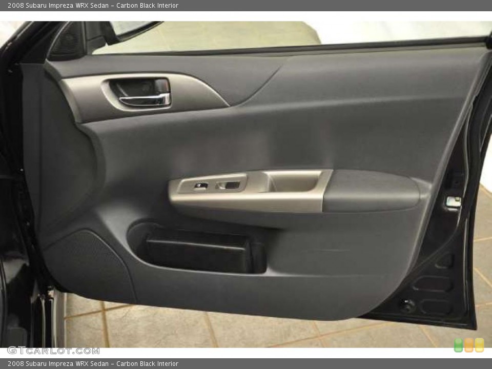 Carbon Black Interior Door Panel for the 2008 Subaru Impreza WRX Sedan #47845193