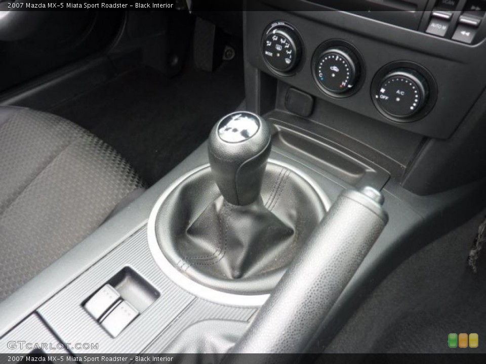 Black Interior Transmission for the 2007 Mazda MX-5 Miata Sport Roadster #47845250
