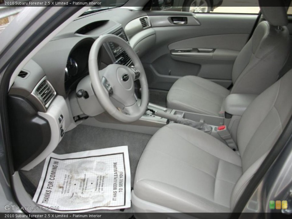 Platinum Interior Photo for the 2010 Subaru Forester 2.5 X Limited #47847494